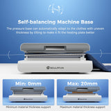 SCULPFUN H1 Upward Pressure Auto Heat Press Machine,3 Levels Adjustable Pressure Up to 176lb,Fast and Even Heating with Smart Control for DTF,T-Shirts,Sublimation,Vinyl,Heat Transfer Projects,15"x15" SCULPFUN