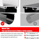 Replacement Wayne Dalton Garage Door Bottom Weather Seal 154448 for Weather Stripping Fit 16 feet Wide Doors (16 feet) Kscjdg
