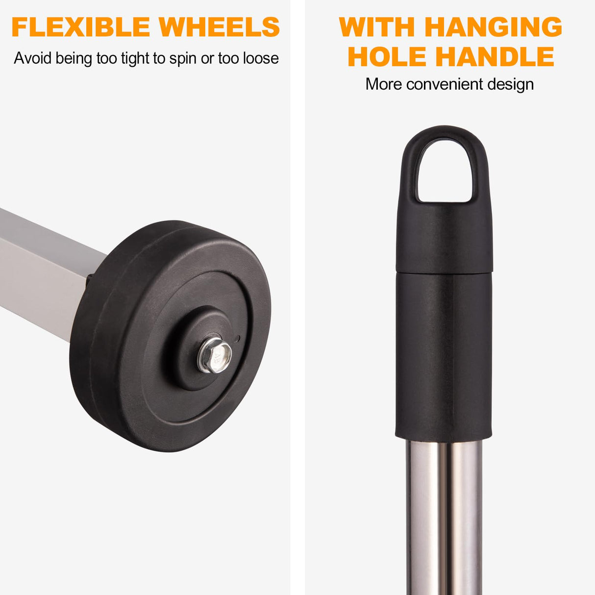 Toolwiz Magnetic Pick Up Sweeper 17-inch Heavy Duty Magnet Pickup Lawn Sweeper Roofing Tools, 8.8 Lbs Yard Tools with Telescoping Holder and Wheels to Clean Nails Adjustable Handle for Construction Toolwiz