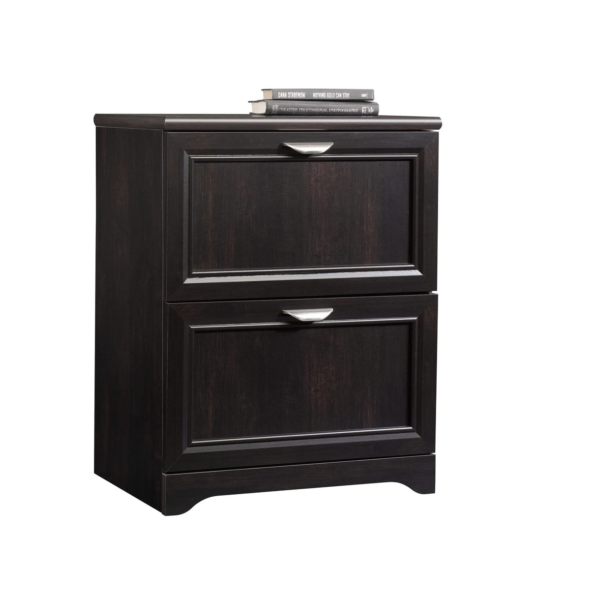Realspace® Magellan 23-1/2"W x 16-9/16"D Lateral 2-Drawer File Cabinet, Espresso Realspace
