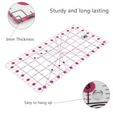 Headley Tools Rotary Cutter Set - 45mm Fabric Cutter, 5 Replacement Rotary Blades, A3 Cutting Mat, Quilting Ruler and Sewing Clips, Craft Knife Set, Ideal for Crafting, Sewing, Patchworking, Pink Headley Tools