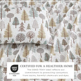Great Bay Home Twin Size Microfiber Sheet Set - 3-Piece Lodge Bed Sheets - Ultra-Soft and Smooth Brushed Microfiber Woodland Decor Bedding (Forest Trail) Great Bay Home