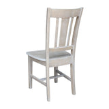 International Concepts San Remo Chair Washed Gray Taupe IC International Concepts