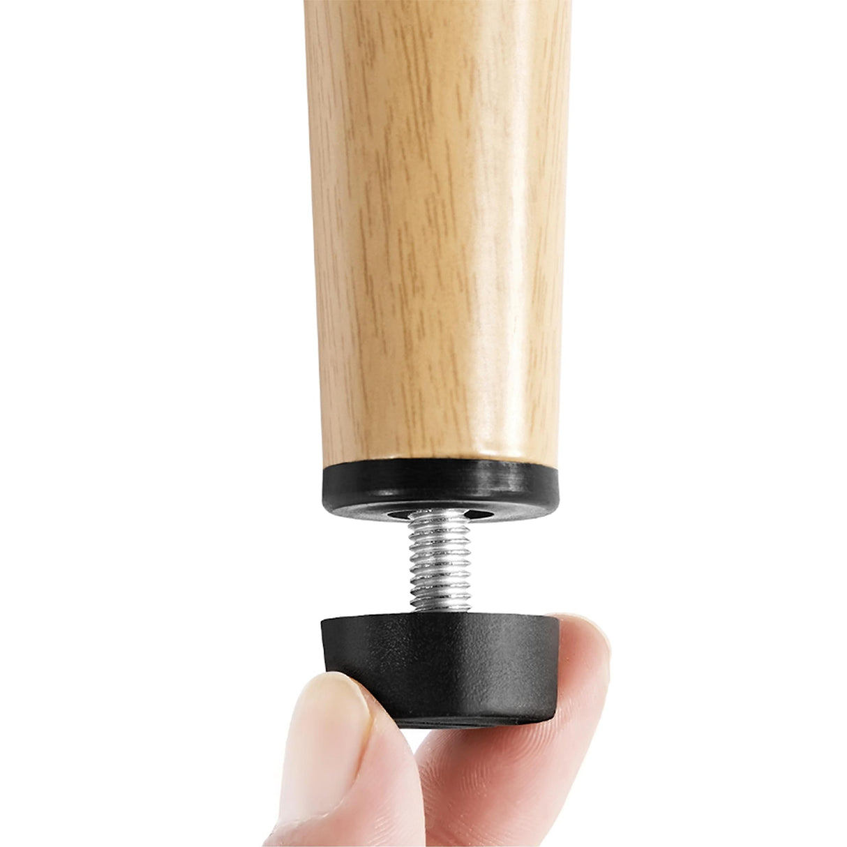 Yaheetech Weave Dining Chair Weave Dining Chair Rattan Chair Metal Dining Chair Armchairs Hemp Seat Chair Accent Chair for Kitchen, Dining, Living Room Set of 2, Wood Color Yaheetech