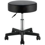 VEVOR Rolling Stools with Wheels, 400 LBS Weight Capacity Adjustable Height Stool with Ultra-Thick Seat Cushion, Swivel Stools Chair for Salon, Bar, Home, Office, Tatoo, Medical, Massage, Black VEVOR