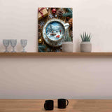 Tucocoo Christmas Themed Latte Paint by Numbers Kits 16x20 inch Canvas Xmas Winter Snow Scene Coffee DIY Oil Painting for Adults Beginner with Brushes and Acrylic Pigmen-Christmas Decor(Frameless) Tucocoo