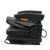 DSC Tractor Seats, TSKL10, Forklift and Tractor Suspension Seat with Adjustable Armrest and Document Bag. WoodArtSupply