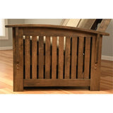 Kodiak Furniture Washington Queen Size Futon Frame with Storage Drawers - Wood Futon Frame with Mattress Included in Mocha Brown Color Kodiak Furniture