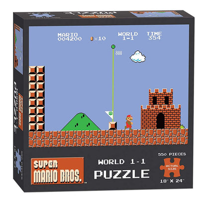 USAopoly Super Mario Bros World 1-1 Puzzle (550 Piece)