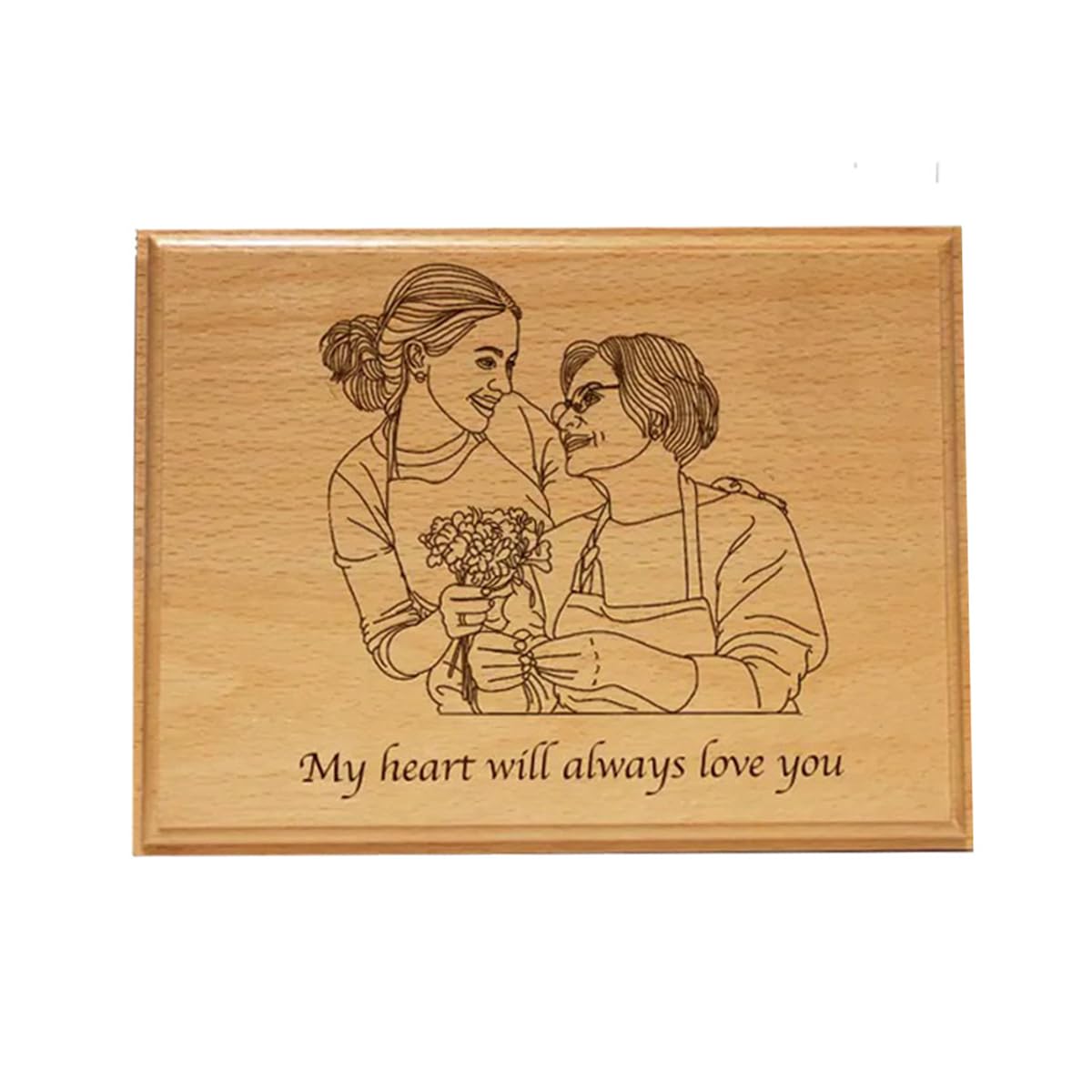 Gifts for Mom, Personalized Mother Day Wooden Sign Gifts Custom Cutting Boards Wood Engraved Gifts for Mom Dad Family Gifts Ideas Couples Gift Ideas - WoodArtSupply