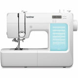 Brother CP60X Computerized Sewing Machine, 60 Built-in Stitches, LCD Display, 7 Included Feet, White Brother