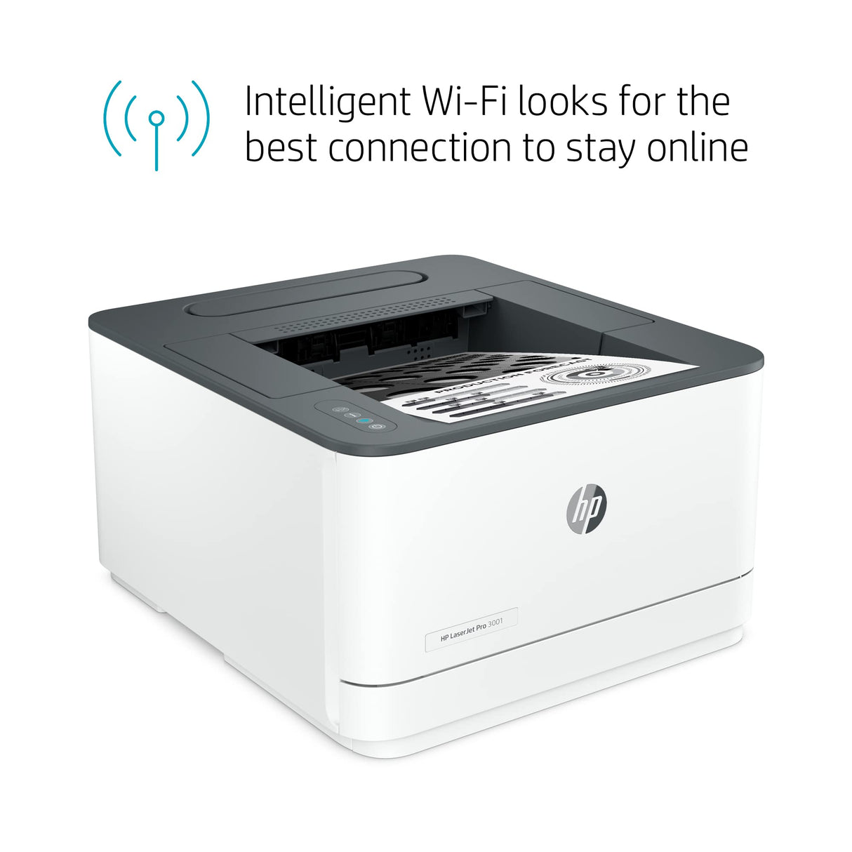 HP LaserJet Pro 3001dw Wireless Black & White Printer (Renewed) HP