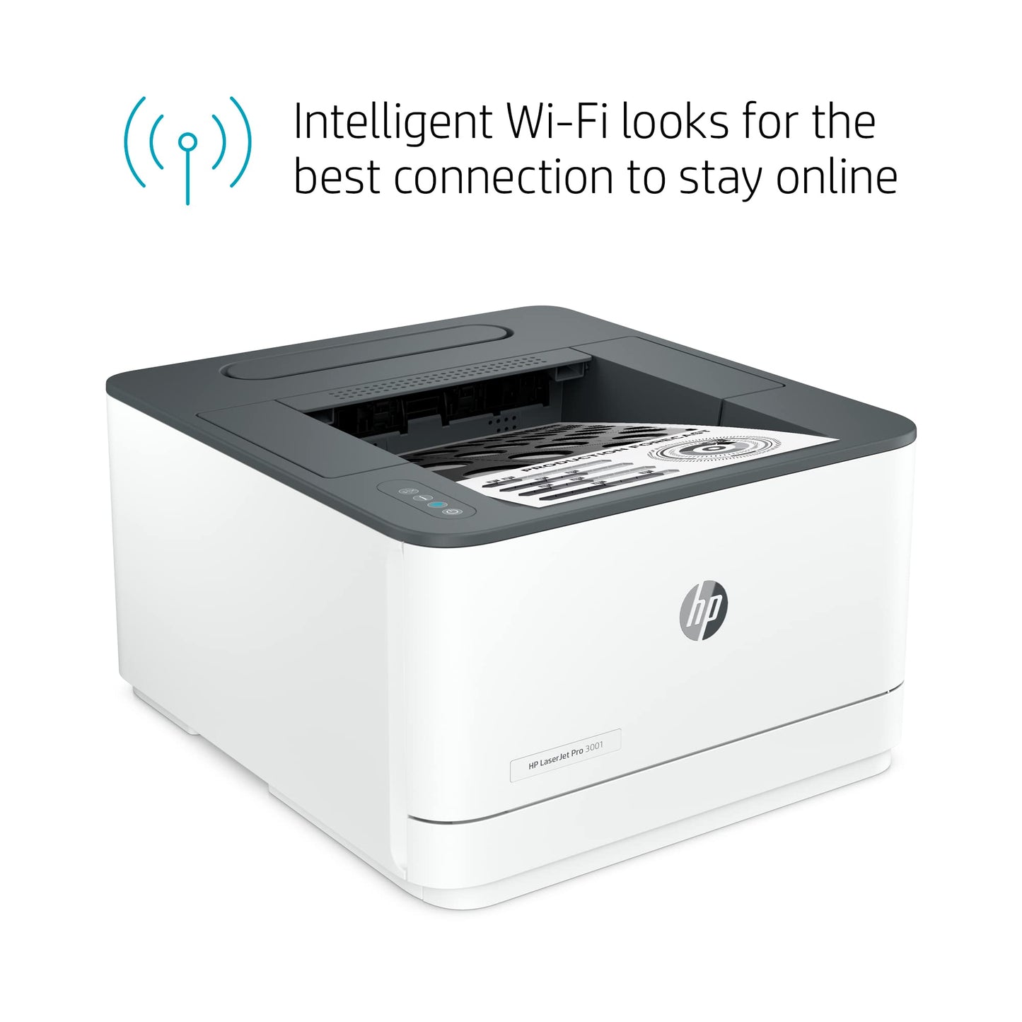 HP LaserJet Pro 3001dw Wireless Black & White Printer (Renewed)