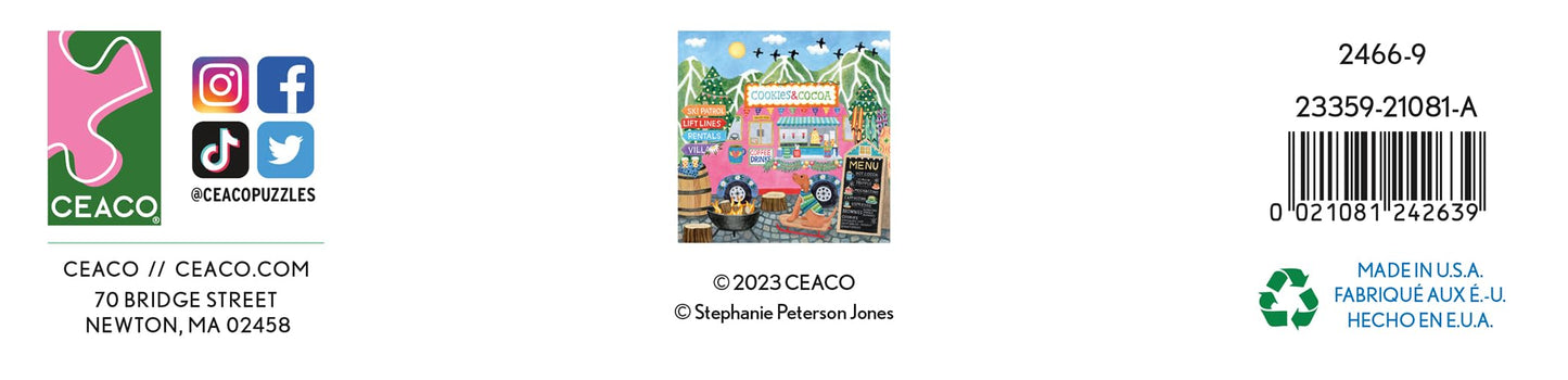 Ceaco - Food Trucks - Festive Food Truck II - 500 Piece Jigsaw Puzzle