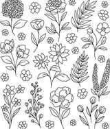 On the Bright Side Coloring Book: Floral Patterns to Help You Relax, Unwind, and Focus on the Good WoodArtSupply