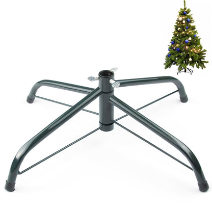 MNKXL 16 Inch Christmas Tree Stand for 4 to 10ft Christmas Trees,fits 0.9 inch Pole,Folding Christmas Tree Stand