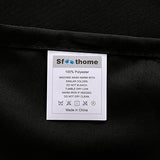 Sfoothome Queen Sheets Set - Black Hotel Luxury 4-Piece Bed Set, Extra Deep Pocket, 1800 Series Bedding Set, Wrinkle & Fade Resistant, Sheet & Pillow Case Set (Queen, Black) Sfoothome