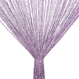 Atsweetlife Door String Curtain Doorway Beads Curtains,Hanging Room Divider Beaded Decor Hippie Glitter Fringe Panel Closet Window Doors Sequin Sheer Boho Doors Tassel (Purple) Atsweetlife