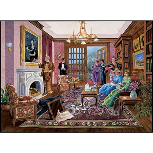 Bits and Pieces – Murder at Bedford Manor Jigsaw Puzzle for Adults – Solve the Intriguing Murder Mystery by Gene Dieckhoner (1000 Piece Puzzle 20" x 27") Bits and Pieces