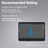 ELEGOO ABS-Like 2.0 3D Printer Resin 2000g Grey, Rapid Precise Printing Resin 405nm LCD UV-Curing for LCD 3D Printer ELEGOO