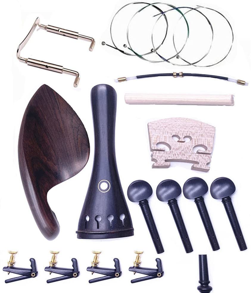 Jiayouy Violin Parts & Accessories 4/4 Violin DIY Kit for Students Beginners Music Lover Make Your Own Violin Jiayouy