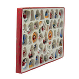 Kurt Adler C0719 Petite Treasures Wooden Ornament, Set of 48 Kurt S. Adler