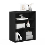 Furinno Pasir 3 Tier Display Bookcase, Black Oak Furinno