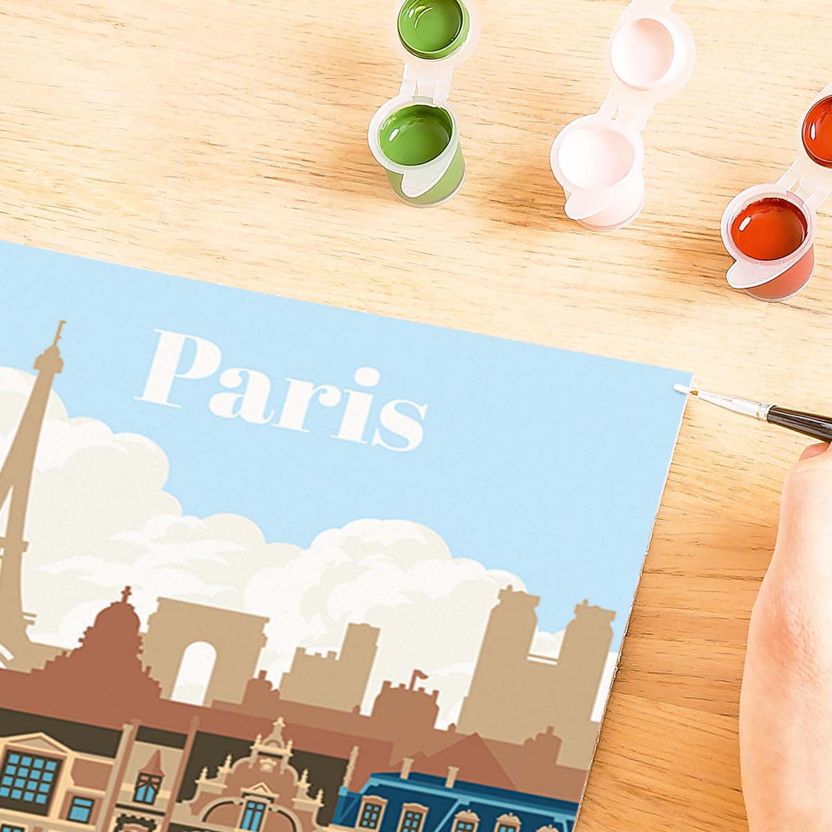 Ravensburger Relax CreArt Paris Paint by Numbers Kit | Perfect DIY Art Gift for Adults, Stress Relief, and Creative Hobby Ravensburger