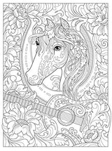 Creative Haven Dream Horses Coloring Book: Relax & Find Your True Colors (Adult Coloring Books: Animals) Dover Publications