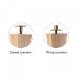 uxcell Furniture Legs, 7 Inch(180mm) Set of 4 Square Solid Wood Couch Legs Feet Chair Table Feet Sofa Support Replacement Parts, Light Brown uxcell