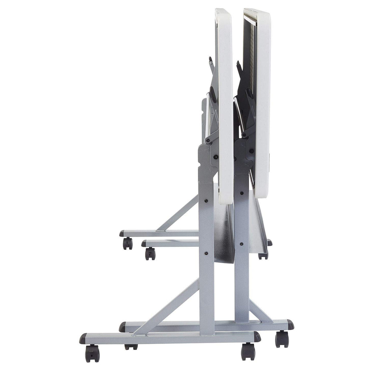Global Industrial Blow Molded Folding Training Table, Gray, 60" x 24" Global Industrial