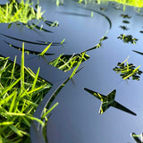 Doesen Metal Nativity Scene Outdoor Christmas Decorations, 17” Silhouette Outdoor Nativity Set, Weather Resistant Outside Yard Stakes for Yard Patio Lawn Garden Pathway Doesen