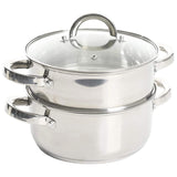 Oster Sangerfield Stainless Steel Cookware, 3.0-Quart Dutch Oven w/Steamer Basket Oster