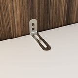 FAMAPY Wardrobe Closet with 2 Glass Doors & 3 Drawers, Armoire Wardrobe Closet with Hanging Rod, Gold Metal Handles, Bedroom Armoire Closet White (31.7”W x 19.3”D x 74.9”H) FAMAPY