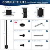 Gyykzz 42" Side Mount Stair Cable Railing Post for 36"-38" Stair Railing, Left Side Space-Saving 33° Drill Stair Handrail Deck Post for Cable Railing System Kit Indoor Outdoor Wood Concrete Gyykzz