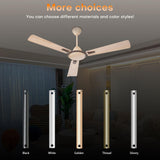 36 inch Ceiling Fan Downrod with Extension Cord,3 FT Downrod for Ceiling Fan,1 inch Outside Diameter,Ceiling Boom Suitable for a Wide Range of Fans (Gold,Not Threaded) Ruiyang