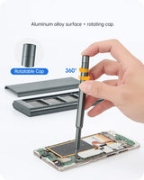 Precision Screwdriver Set, Small Screwdriver with Torx Phillips Head & Flathead, Repair Tool Kit with Magnetic Bits for Electronics, PC, Watch, Jewelry, DIY Projects and Home Repairing Kingsdun