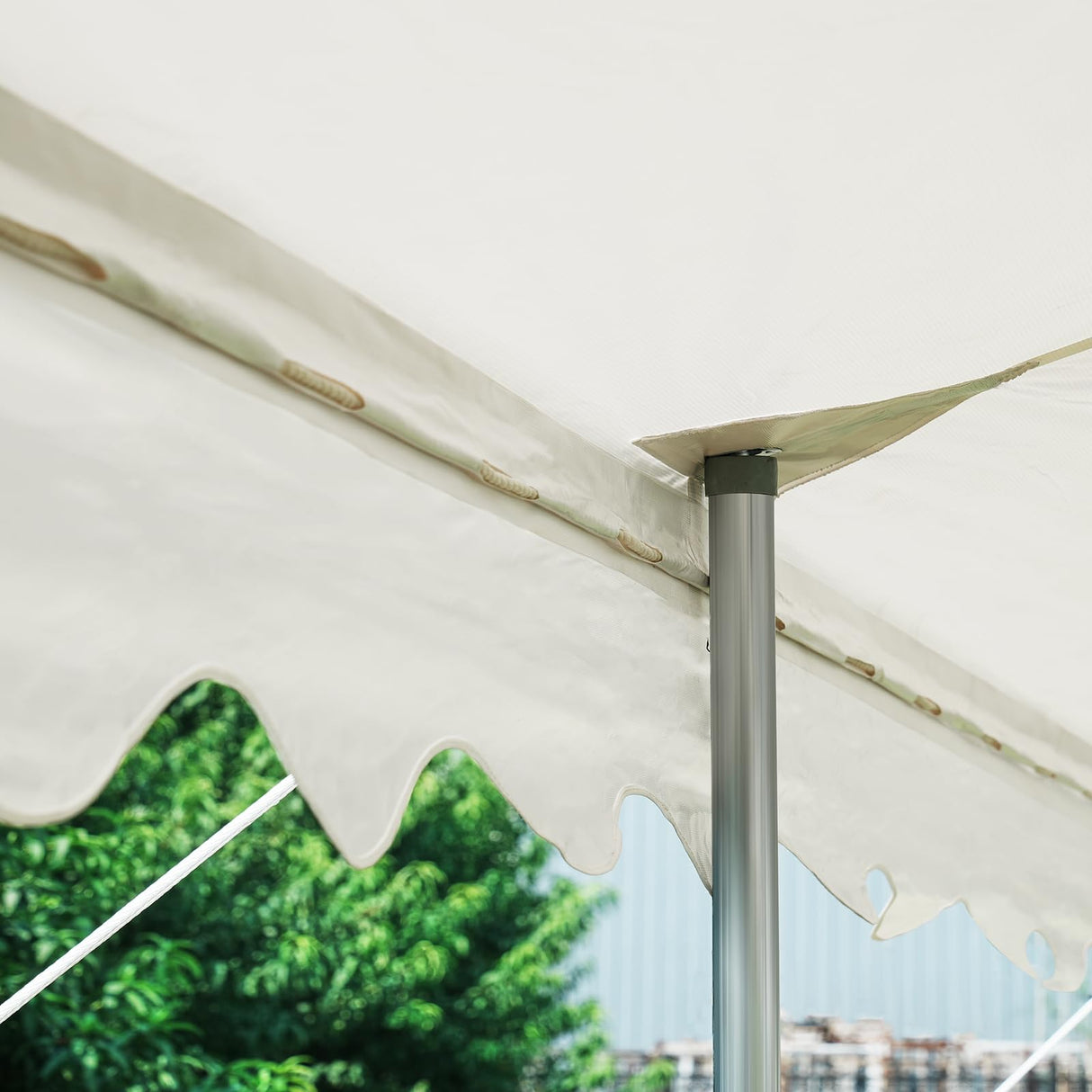 Quictent 20x20 Fire Retardant Pole Tents Heavy Duty Party Tents PVC Vinly Wedding Party Canopy with Carry Bags Quictent