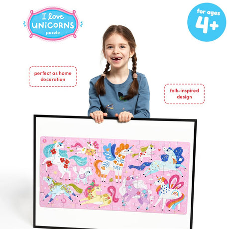 I Love Unicorns Puzzle 4+ Floor Puzzle Banana Panda