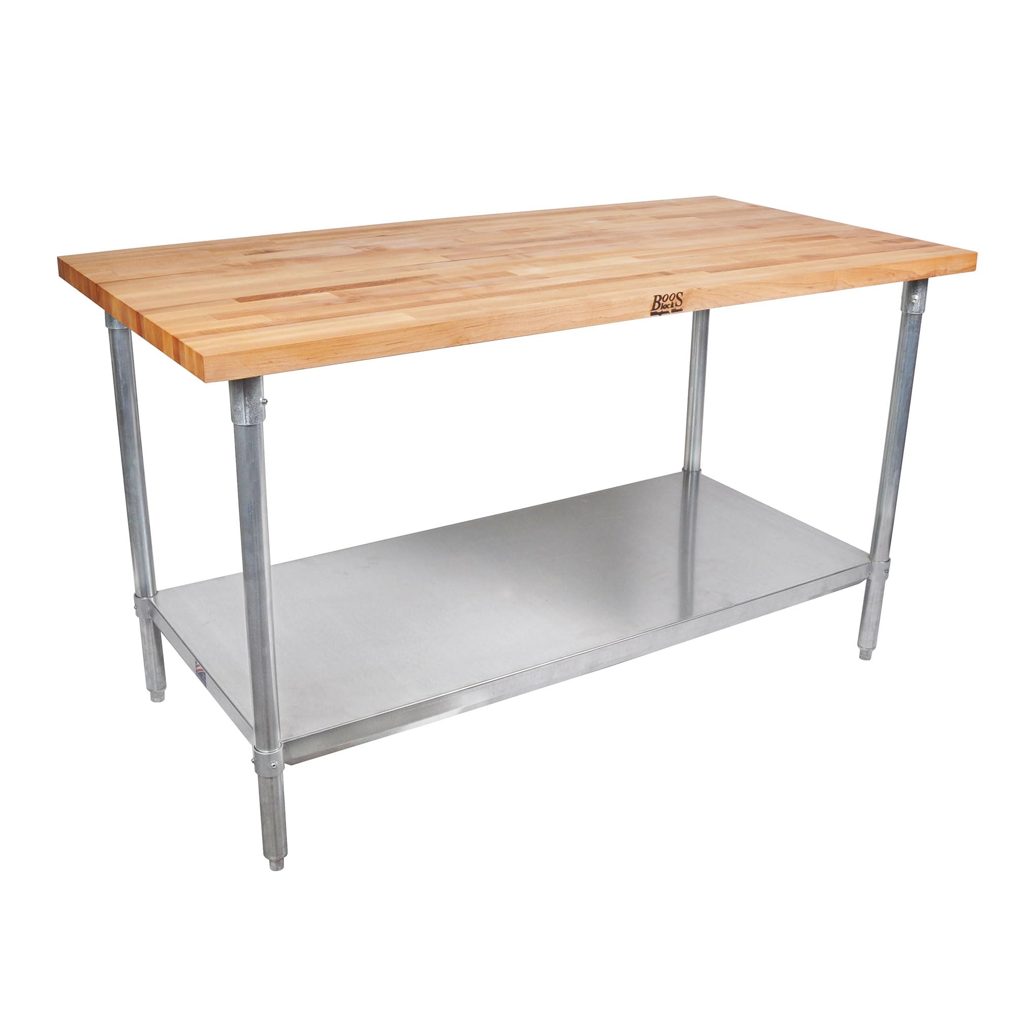John Boos Cutting Board Work Table Island - Thumbnail 2