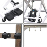 Electric Pet Grooming Table for Large Dogs - Professional Heavy Duty Height Adjustable Pet Grooming Station with Anti Slip Tabletop, Two Nooses & Tool Organizer, Maximum Capacity Up to 250 lbs Hipet