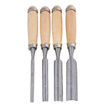 4 Pcs Half Round Chisel Chisel Set Inner Edge DIY Wood Gouge Chisel Woodworking Tool 6mm 12mm 18mm 24mm WoodArtSupply