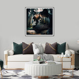 Anuver Landscape Diamond Painting Kits for Adults, 5D DIY Diamond Art Kits for Beginners, Full Drill Diamond Painting Kits for Home Wall Decor, Black Panther 12x12 Inch Anuver