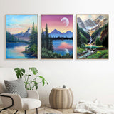 DOTZSO 6 Pack Diamond Painting for Adults 5D Diamond Painting Kit DIY Full Diamond Art kit with Diamond Painting Crystal Art and Craft for Beginners 12x16 inches (Landscape) DOTZSO