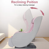 PayLessHere Zero Gravity Full Body Electric Shiatsu Massage Chair Recliner with Massaging Rollers Air Pressure Massage L-Track Stretch Wireless Bluetooth Speaker USB Charger PS4, Pink PayLessHere