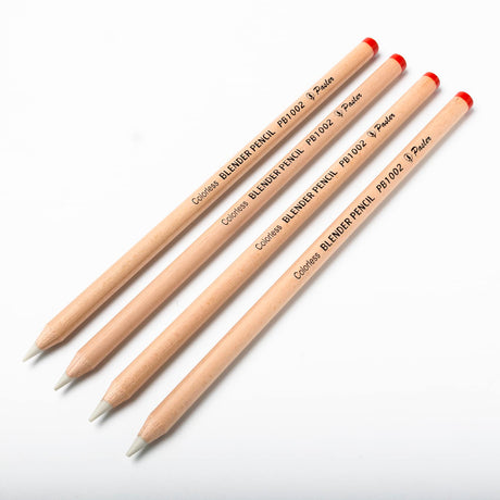 Pasler Colorless Blender Pencils - Professional Blender Pencil for blend,layer & soften edges of colored pencil artwork (4 count) Pasler