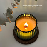 Phinicco 30 Sets Double-Layered Wooden Candle Wicks and Stands 5.1 X 0.5 Inch Natural Candle Wood Wicks Wooden Wicks Wood Wicks for Candles Making,Wooden Candle Wick with Base and Stickers, phi272c Phinicco