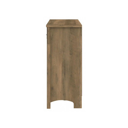 Bush Furniture Salinas Accent Storage Cabinet with Doors in Reclaimed Pine - WoodArtSupply