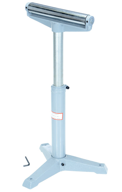 Vestil STAND-H 14" Horizontal Deluxe Roller Stand, 23" - 38-1/2" Height, 1760 lbs Capacity, Light Blue - WoodArtSupply