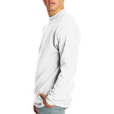 Hanes Mens Ecosmart Fleece Sweatshirt, Cotton-blend Pullover, Crewneck For Men, 1 Or 2 Pack, White - 1 Pack, Large US Hanes
